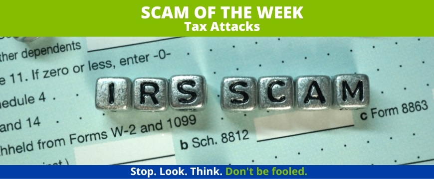 Recent Scams Article: Tax Attacks