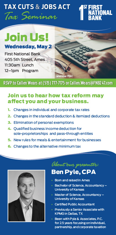 business tax seminar invite